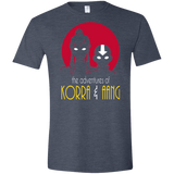 T-Shirts Heather Navy / S Adventures of Korra & Aang Men's Semi-Fitted Softstyle