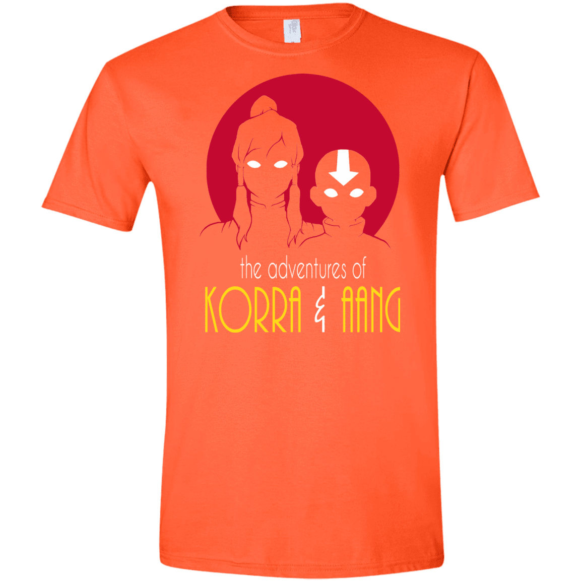 T-Shirts Orange / S Adventures of Korra & Aang Men's Semi-Fitted Softstyle