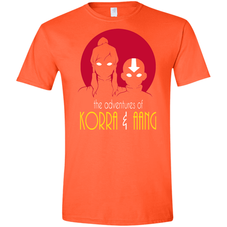 T-Shirts Orange / S Adventures of Korra & Aang Men's Semi-Fitted Softstyle