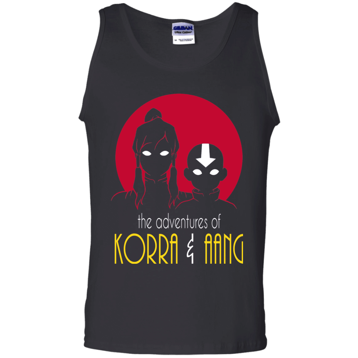 T-Shirts Black / S Adventures of Korra & Aang Men's Tank Top
