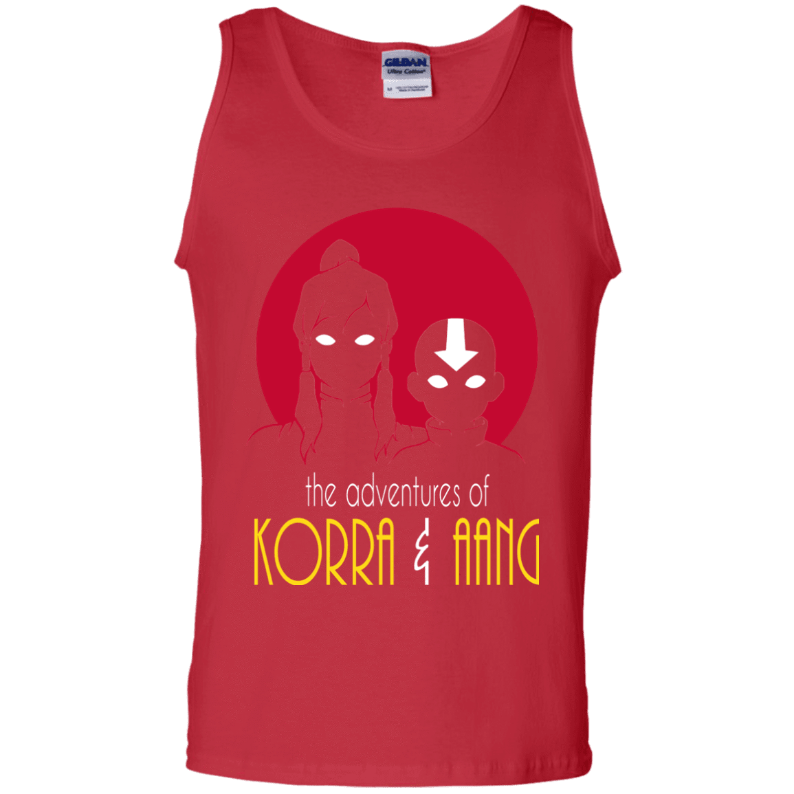 T-Shirts Red / S Adventures of Korra & Aang Men's Tank Top