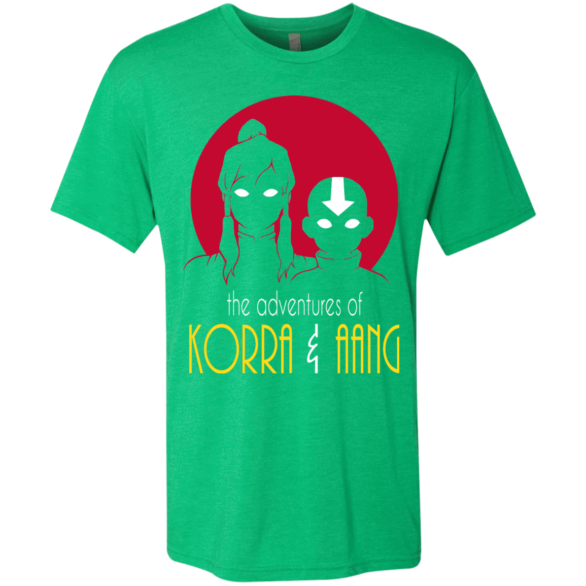 T-Shirts Envy / S Adventures of Korra & Aang Men's Triblend T-Shirt