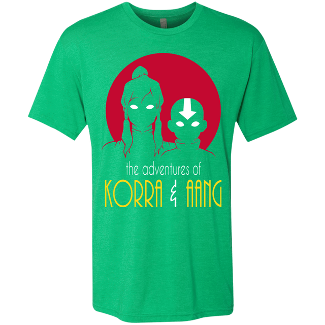 T-Shirts Envy / S Adventures of Korra & Aang Men's Triblend T-Shirt