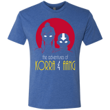 T-Shirts Vintage Royal / S Adventures of Korra & Aang Men's Triblend T-Shirt