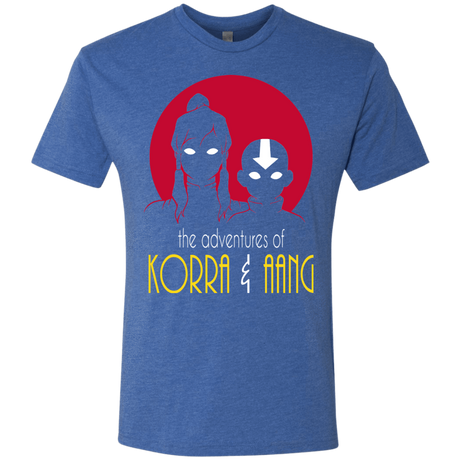 T-Shirts Vintage Royal / S Adventures of Korra & Aang Men's Triblend T-Shirt