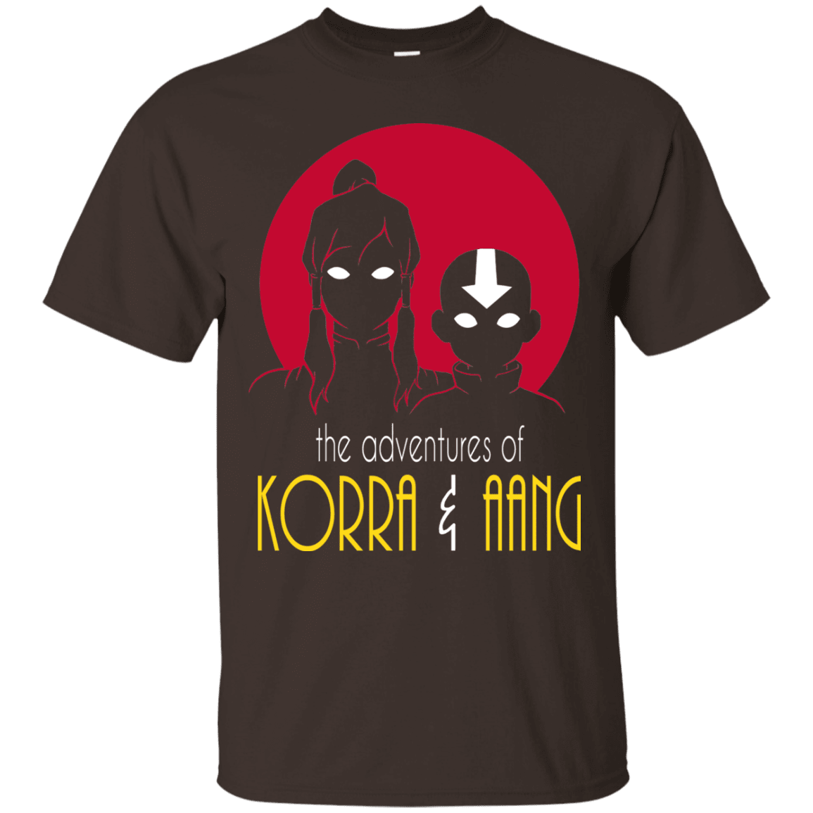T-Shirts Dark Chocolate / S Adventures of Korra & Aang T-Shirt
