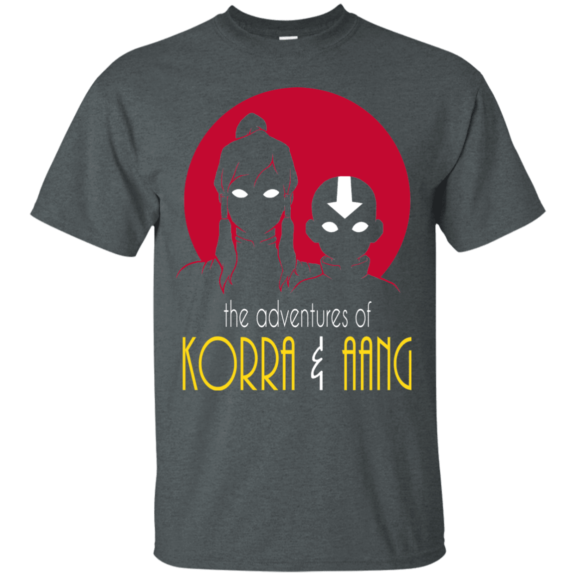 T-Shirts Dark Heather / S Adventures of Korra & Aang T-Shirt