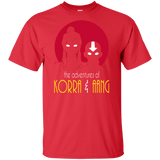 T-Shirts Red / XLT Adventures of Korra & Aang Tall T-Shirt