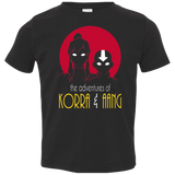 T-Shirts Black / 2T Adventures of Korra & Aang Toddler Premium T-Shirt