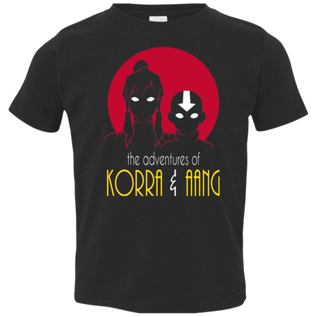 T-Shirts Black / 2T Adventures of Korra & Aang Toddler Premium T-Shirt