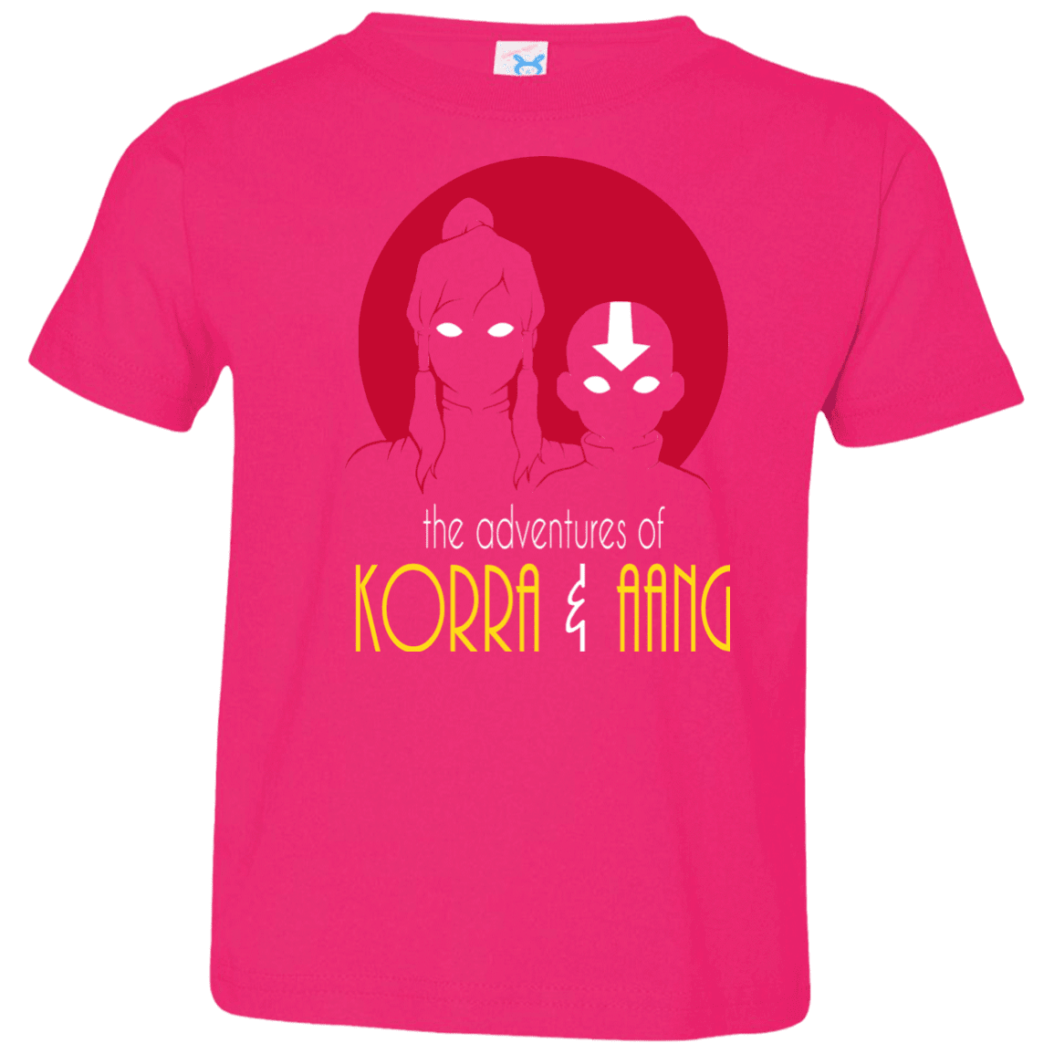 T-Shirts Hot Pink / 2T Adventures of Korra & Aang Toddler Premium T-Shirt