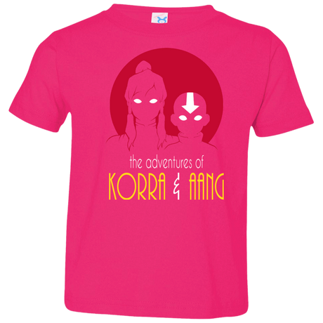 T-Shirts Hot Pink / 2T Adventures of Korra & Aang Toddler Premium T-Shirt