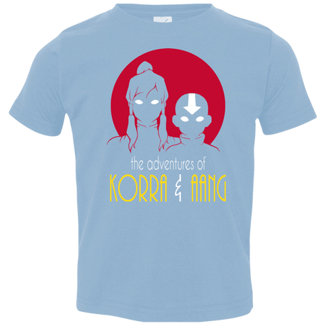 T-Shirts Light Blue / 2T Adventures of Korra & Aang Toddler Premium T-Shirt