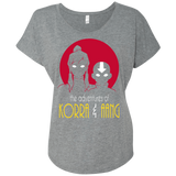 T-Shirts Premium Heather / X-Small Adventures of Korra & Aang Triblend Dolman Sleeve