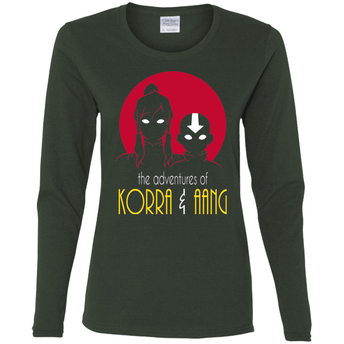 T-Shirts Forest / S Adventures of Korra & Aang Women's Long Sleeve T-Shirt