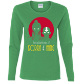 T-Shirts Irish Green / S Adventures of Korra & Aang Women's Long Sleeve T-Shirt