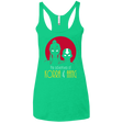 T-Shirts Envy / X-Small Adventures of Korra & Aang Women's Triblend Racerback Tank