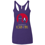 T-Shirts Purple Rush / X-Small Adventures of Korra & Aang Women's Triblend Racerback Tank