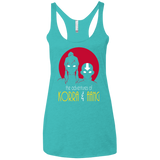 T-Shirts Tahiti Blue / X-Small Adventures of Korra & Aang Women's Triblend Racerback Tank