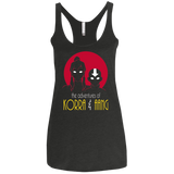 T-Shirts Vintage Black / X-Small Adventures of Korra & Aang Women's Triblend Racerback Tank