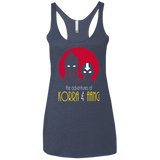 T-Shirts Vintage Navy / X-Small Adventures of Korra & Aang Women's Triblend Racerback Tank