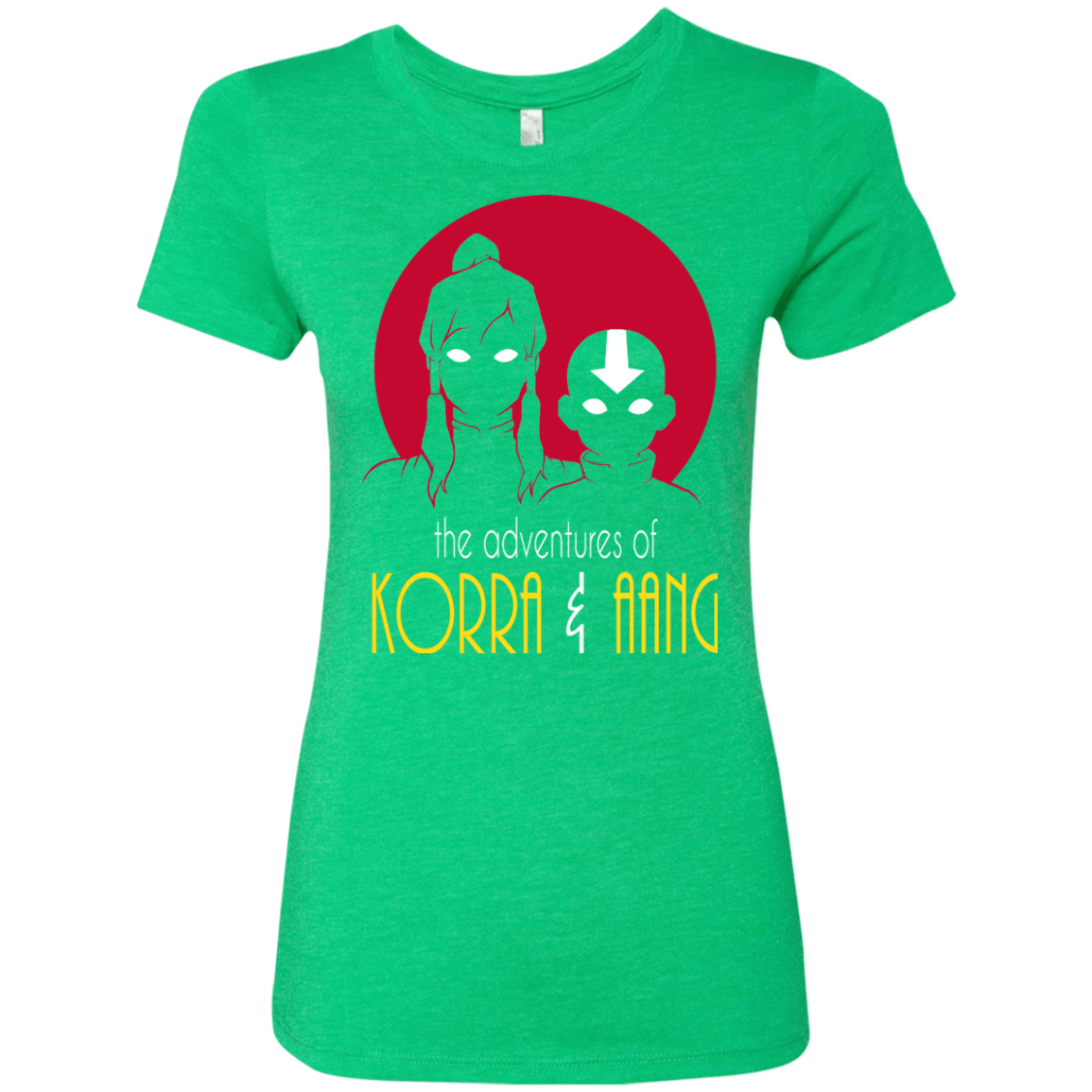 T-Shirts Envy / S Adventures of Korra & Aang Women's Triblend T-Shirt