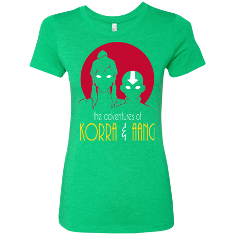 T-Shirts Envy / S Adventures of Korra & Aang Women's Triblend T-Shirt