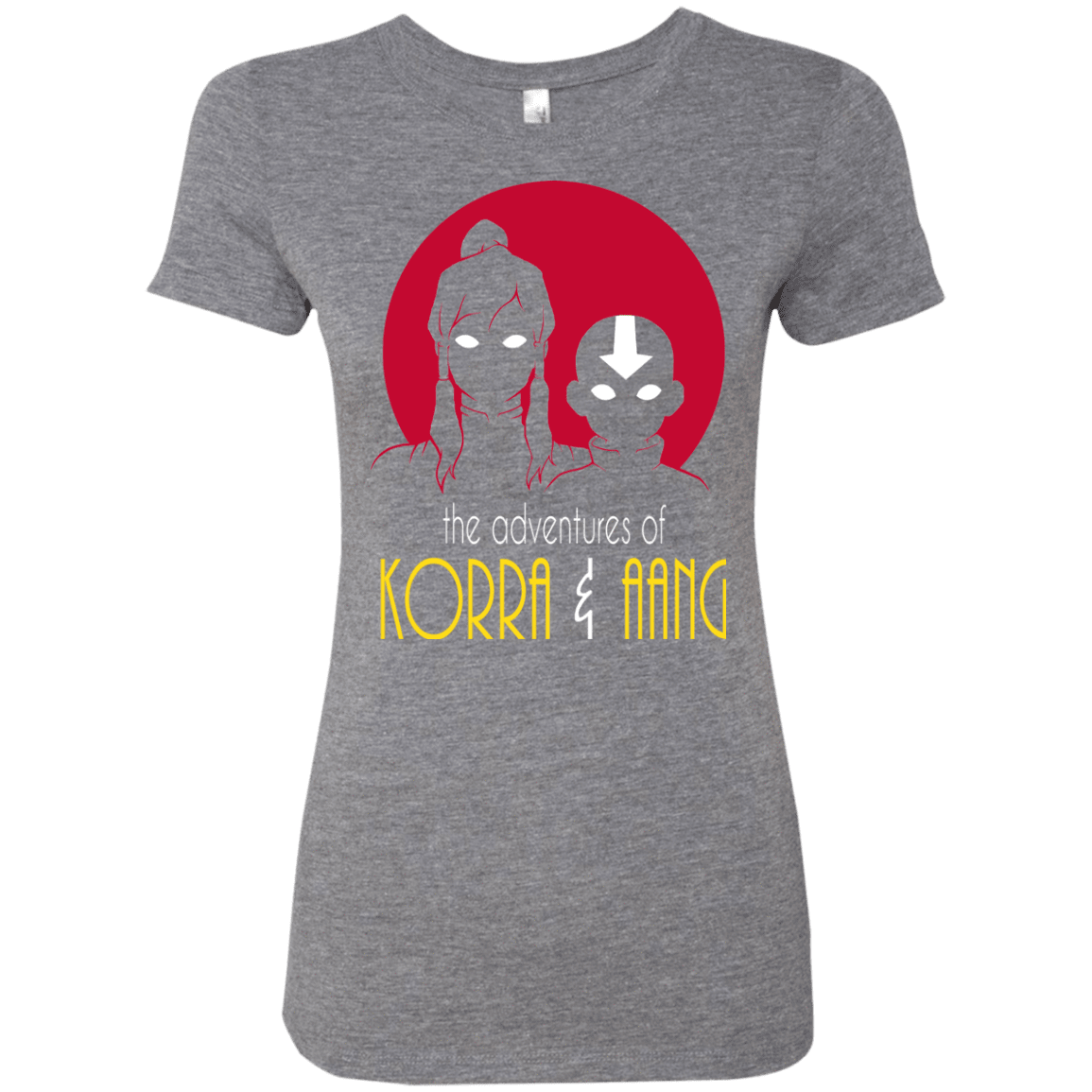 T-Shirts Premium Heather / S Adventures of Korra & Aang Women's Triblend T-Shirt