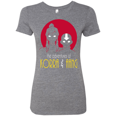 T-Shirts Premium Heather / S Adventures of Korra & Aang Women's Triblend T-Shirt