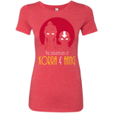 T-Shirts Vintage Red / S Adventures of Korra & Aang Women's Triblend T-Shirt