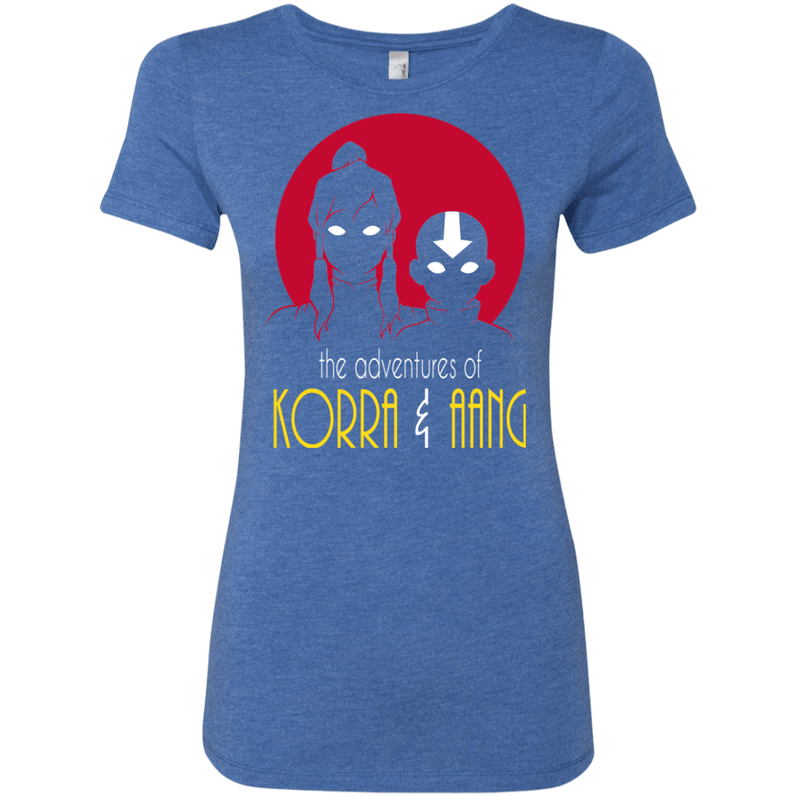 T-Shirts Vintage Royal / S Adventures of Korra & Aang Women's Triblend T-Shirt
