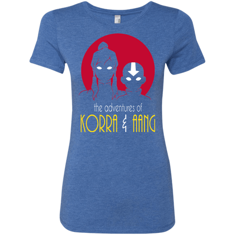 T-Shirts Vintage Royal / S Adventures of Korra & Aang Women's Triblend T-Shirt