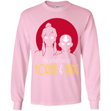 T-Shirts Light Pink / YS Adventures of Korra & Aang Youth Long Sleeve T-Shirt