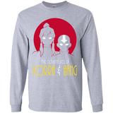 T-Shirts Sport Grey / YS Adventures of Korra & Aang Youth Long Sleeve T-Shirt