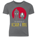 T-Shirts Premium Heather / YXS Adventures of Korra & Aang Youth Triblend T-Shirt