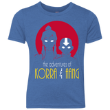 T-Shirts Vintage Royal / YXS Adventures of Korra & Aang Youth Triblend T-Shirt