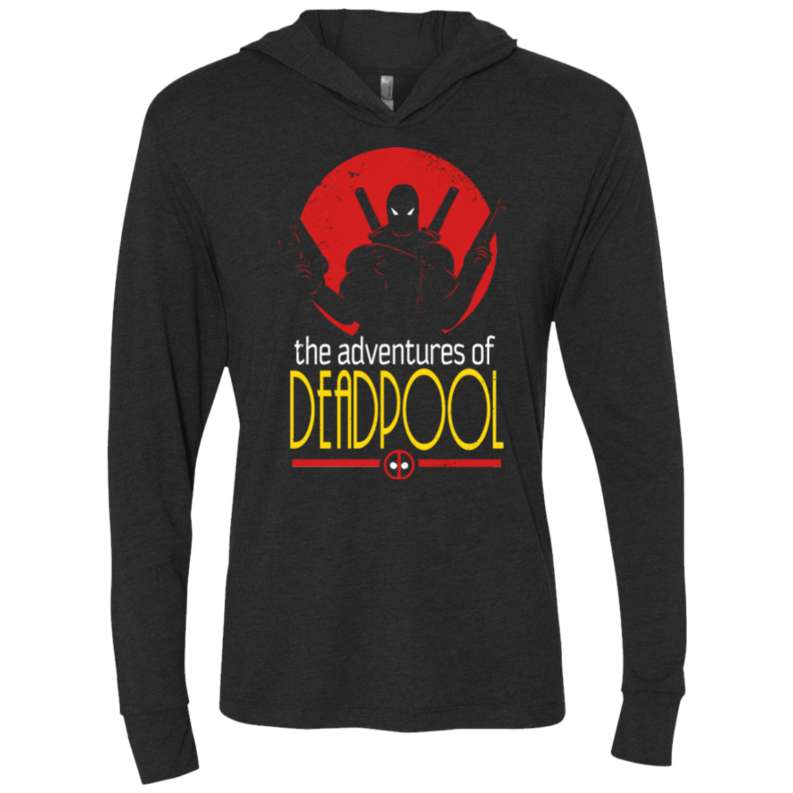 T-Shirts Vintage Black / X-Small Adventures of Merc Triblend Long Sleeve Hoodie Tee