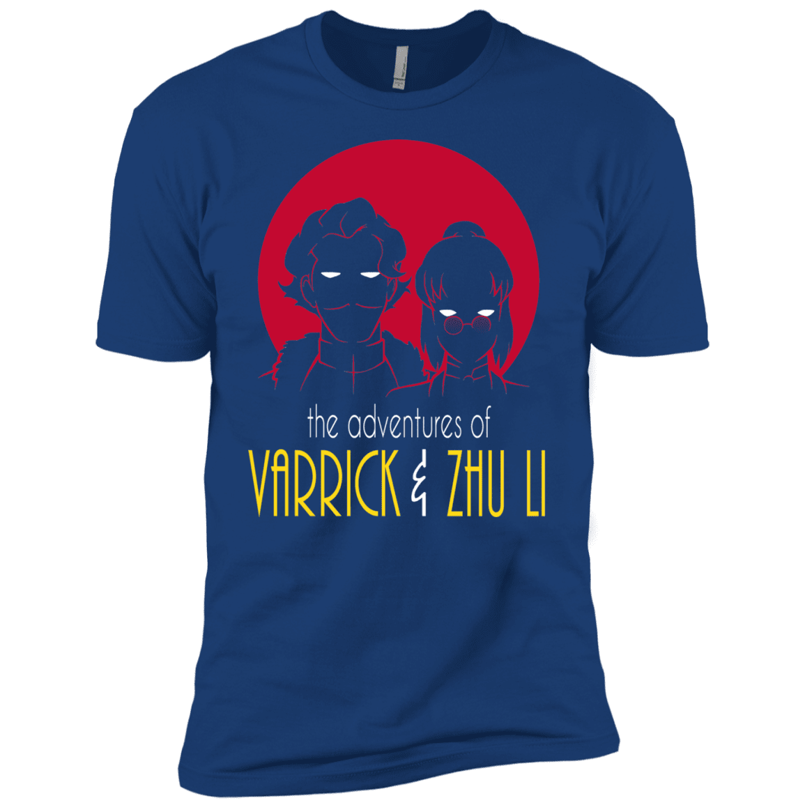 T-Shirts Royal / YXS Adventures of Varrick & Zhu Li Boys Premium T-Shirt