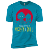 T-Shirts Turquoise / YXS Adventures of Varrick & Zhu Li Boys Premium T-Shirt