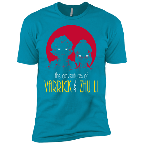 T-Shirts Turquoise / YXS Adventures of Varrick & Zhu Li Boys Premium T-Shirt