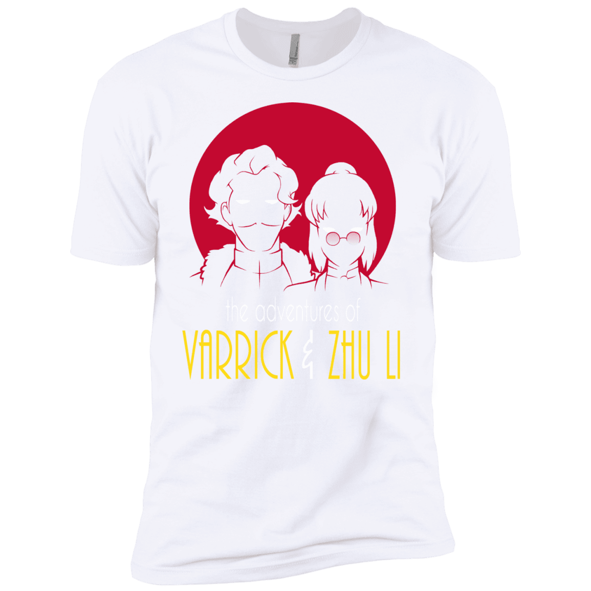 T-Shirts White / YXS Adventures of Varrick & Zhu Li Boys Premium T-Shirt