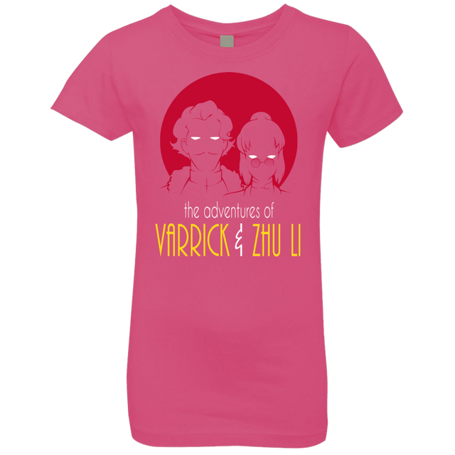 T-Shirts Hot Pink / YXS Adventures of Varrick & Zhu Li Girls Premium T-Shirt