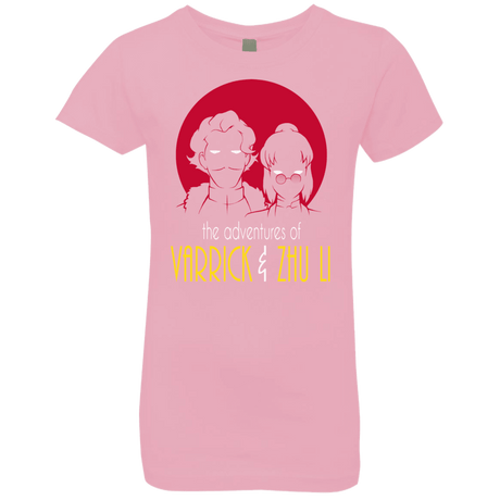 T-Shirts Light Pink / YXS Adventures of Varrick & Zhu Li Girls Premium T-Shirt