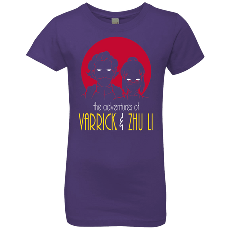 T-Shirts Purple Rush / YXS Adventures of Varrick & Zhu Li Girls Premium T-Shirt