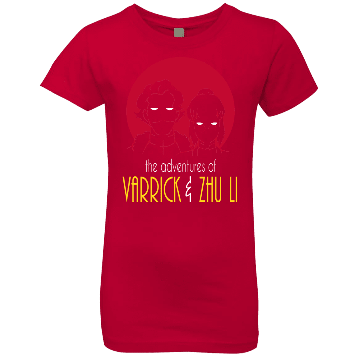 T-Shirts Red / YXS Adventures of Varrick & Zhu Li Girls Premium T-Shirt