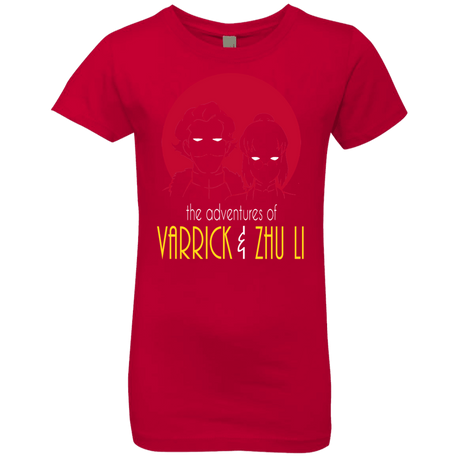 T-Shirts Red / YXS Adventures of Varrick & Zhu Li Girls Premium T-Shirt