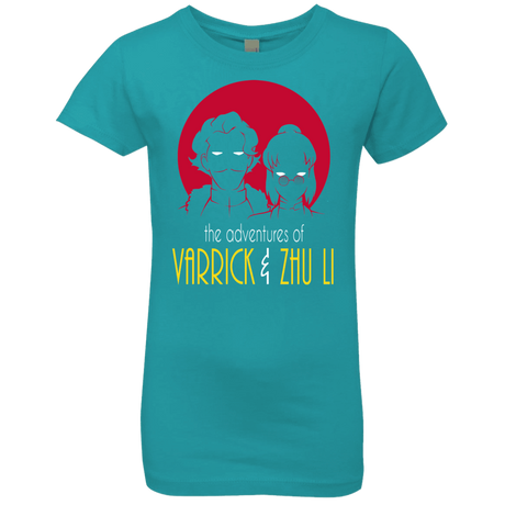 T-Shirts Tahiti Blue / YXS Adventures of Varrick & Zhu Li Girls Premium T-Shirt