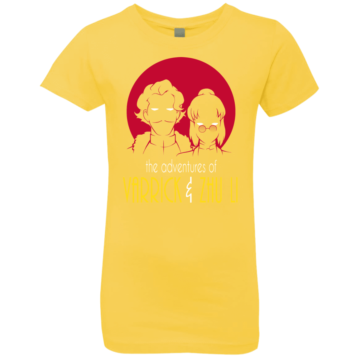 T-Shirts Vibrant Yellow / YXS Adventures of Varrick & Zhu Li Girls Premium T-Shirt