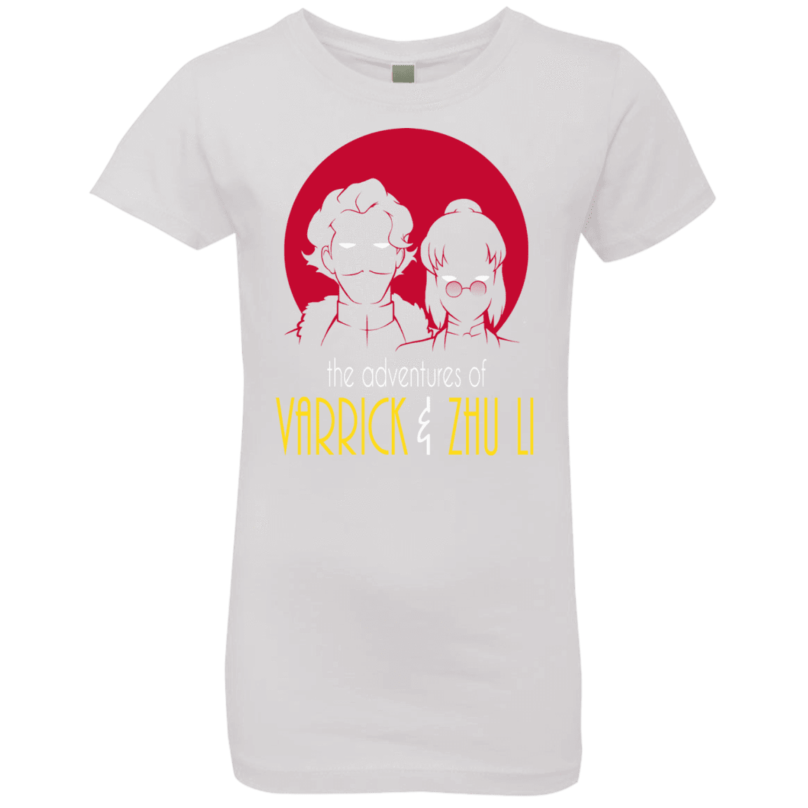 T-Shirts White / YXS Adventures of Varrick & Zhu Li Girls Premium T-Shirt