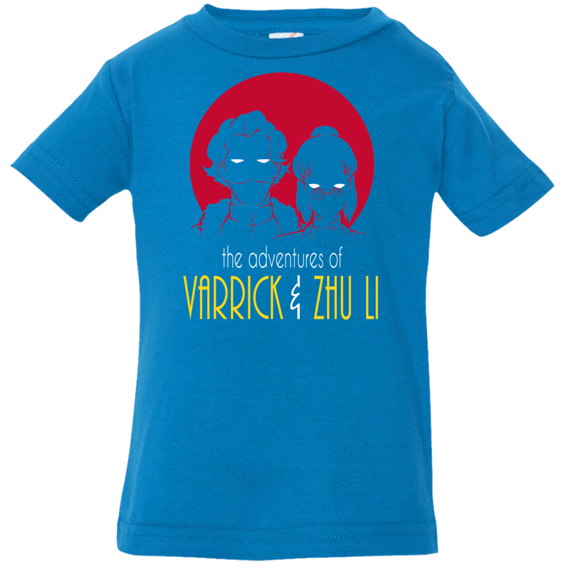 T-Shirts Cobalt / 6 Months Adventures of Varrick & Zhu Li Infant Premium T-Shirt